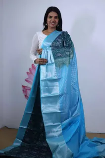 elegant-teal-blue-fusion-silk-saree-with-sky-blue-border-sw00000385-b