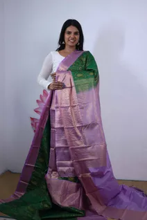 graceful-green-fusion-silk-saree-with-lavender-border-sw00000387-b