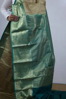 elegant-cream-fusion-silk-saree-with-green-border-sw00000388-c