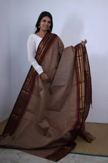 ash-grey-cotton-saree-with-brown-rudraksh-temple-border-sw00000392-a