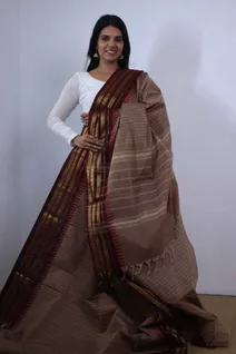 ash-grey-cotton-saree-with-brown-rudraksh-temple-border-sw00000392-b