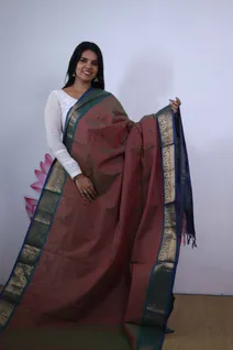 peach-cotton-saree-with-teal-accents-sw00000394-a