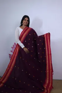 wine-cotton-saree-with-magenta-accents-and-rudraksh-border-sw00000398-a