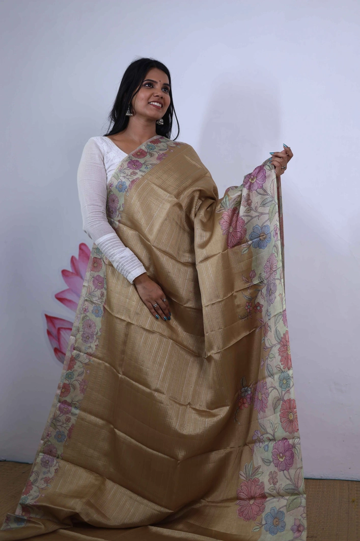 radiant-honey-semi-tussar-saree-with-floral-print-border-sw00000408-a