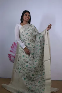 cream-semi-tussar-saree-with-green-floral-embroidery-sw00000413-a