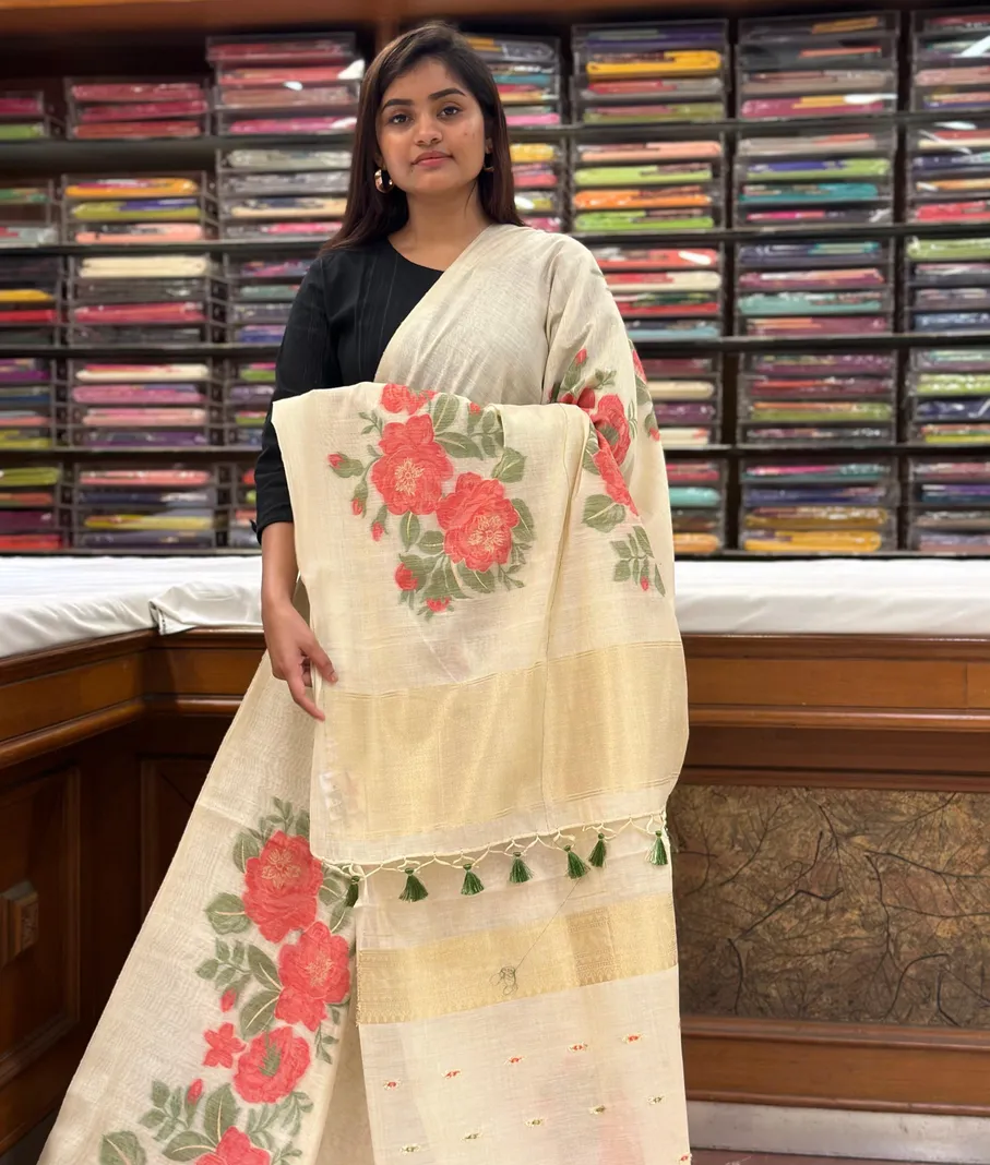 cream-cotton-saree-with-floral-print-and-no-border-sw00000432-b