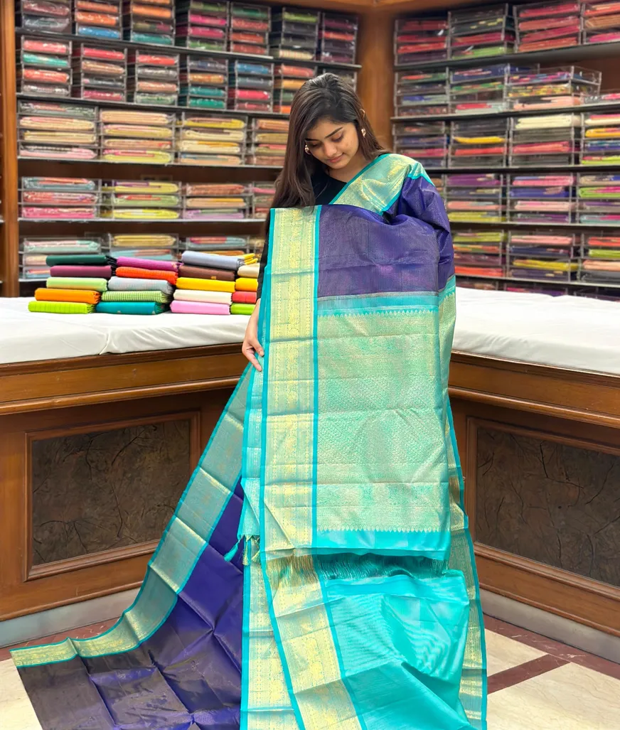 purple-and-turquoise-green-pure-zari-kanchi-silk-saree-with-vairaoosi-pattern-sw00000436-b