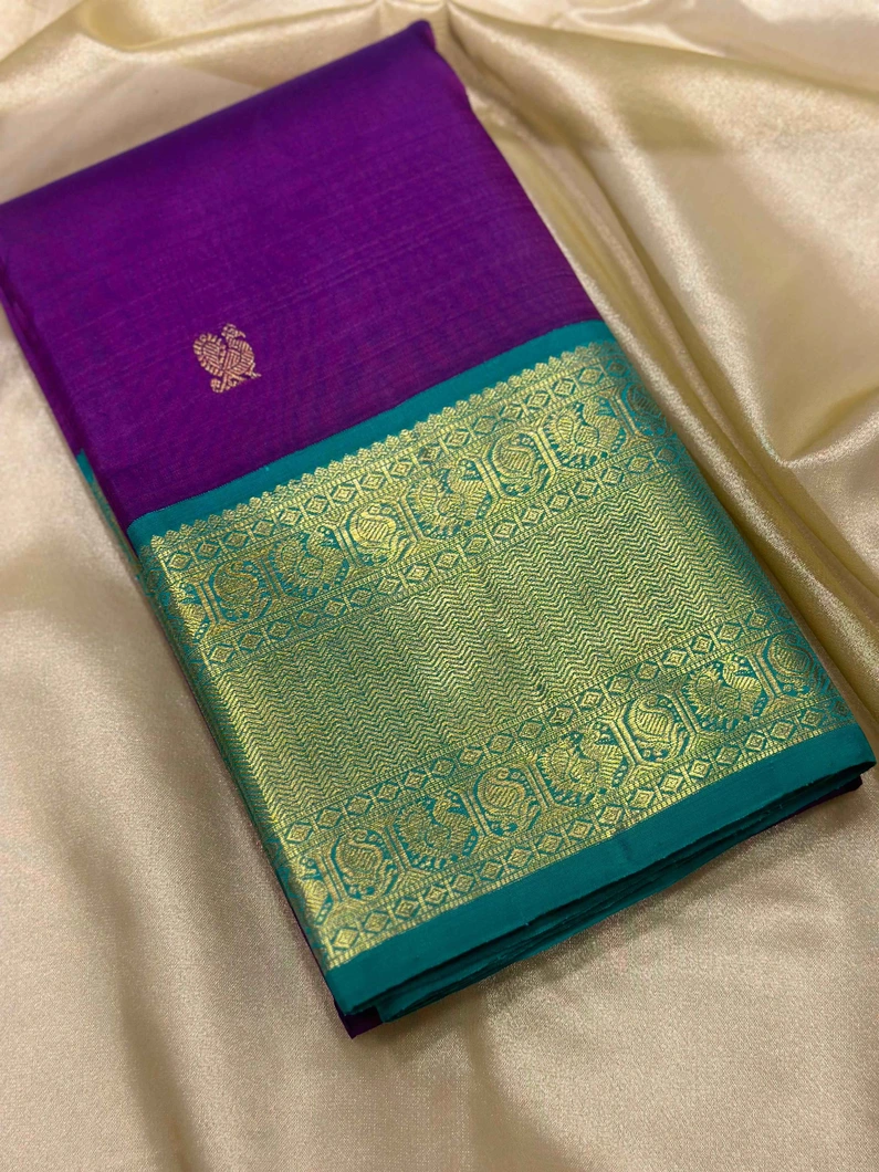 purple-and-turquoise-green-pure-zari-kanchi-silk-saree-with-annam-motifs-sw00000460-a