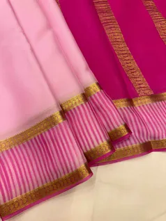 elegant-50-gsm-pure-mysore-crepe-silk-saree-baby-pink-dark-pink-sw00000471-b