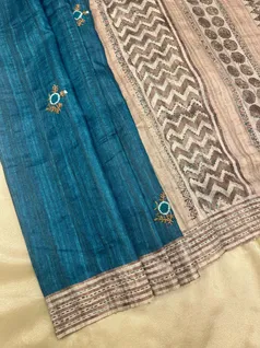 teal-semi-tussar-saree-with-grey-floral-embroidery-work-sw00000497-b