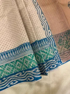 soft-kota-cotton-saree-in-cream-blue-with-green-accents-and-dots-00519-b