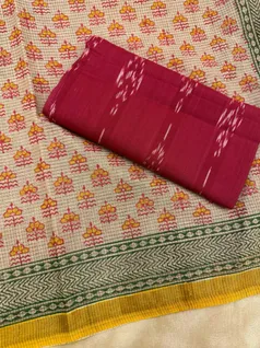 block-print-cotton-saree-in-cream-with-maroon-floral-print-mustard-border-sw00000504-d