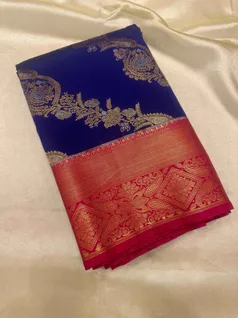 semi-silk-saree-in-navy-blue-with-red-floral-print-broad-border-sw00000508-a