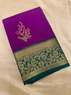 semi-silk-saree-in-violet-with-bottle-green-floral-print-sw00000511-a