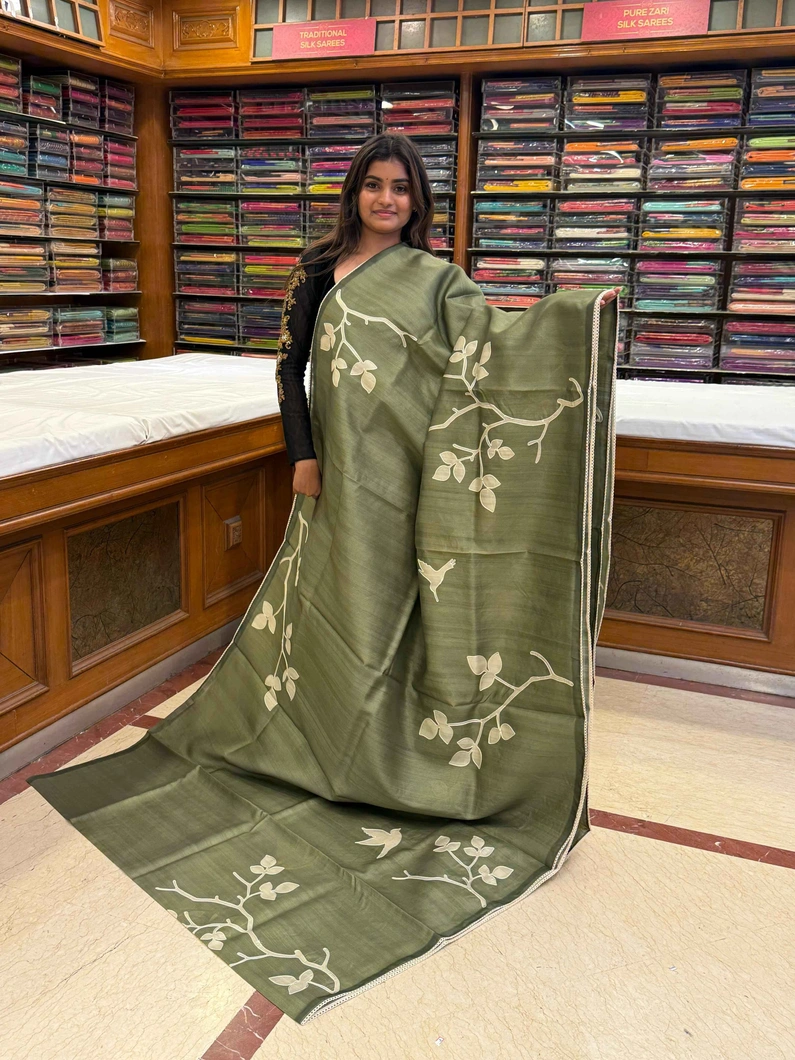 olive-green-semi-tussar-saree-with-floral-embroidery-sw00000539-a