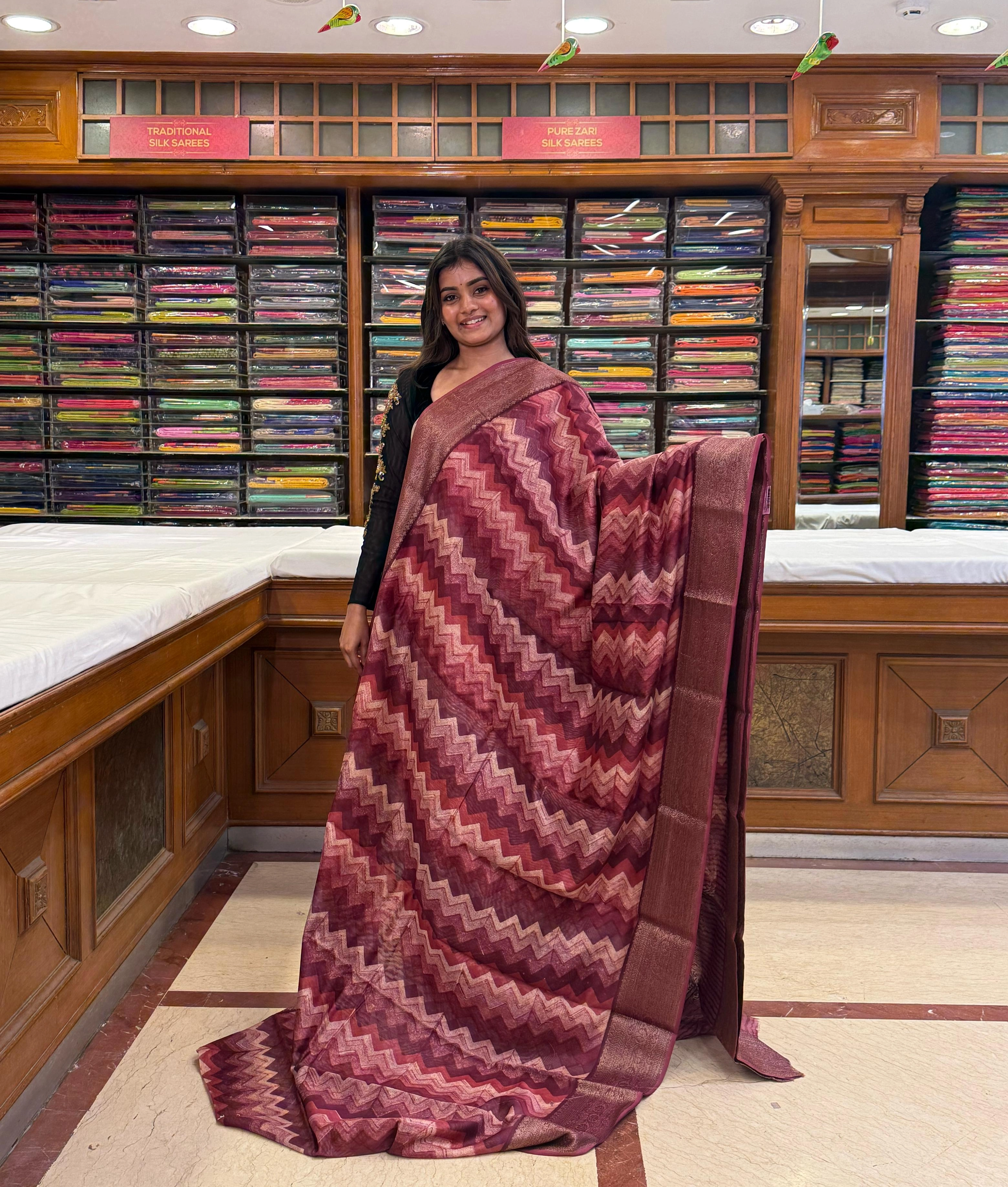 maroon-chanderi-cotton-saree-with-chevron-weave-sw00000554-a