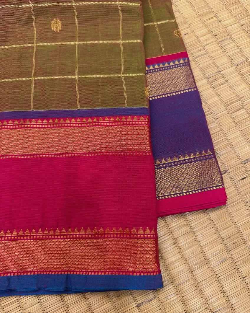 cotton-saree-in-chocolate-brown-with-ganga-jamuna-border-sw00000613-a