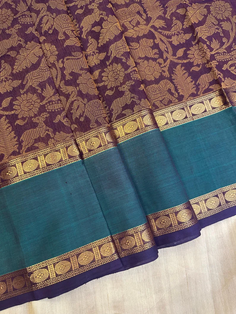 silk-cotton-vanasingaram-saree-coffee-brown-with-green-traditional-temple-weave-sw00000635-a