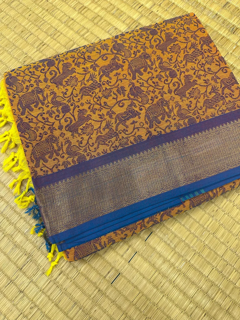 cotton-saree-in-vanasingaram-design-mustard-with-blue-border-sw00000638-a