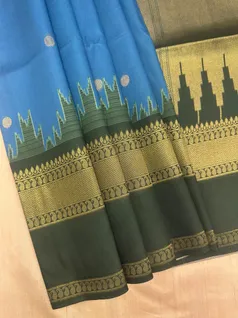 semi-tussar-saree-with-blue-and-bottle-green-temple-border-sw00000674-b