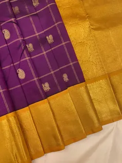 royal-violet-pure-zari-kanchi-silk-saree-with-golden-mustard-border-sw00000675-b