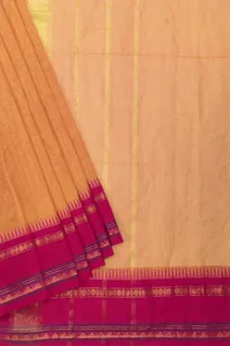 mustard-yellow-cotton-saree-with-pink-rettai-pettu-border-sw00000702-b