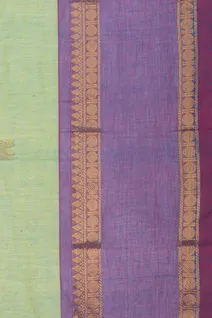 green-cotton-saree-with-purple-rettai-pettu-border-sw00000705-d