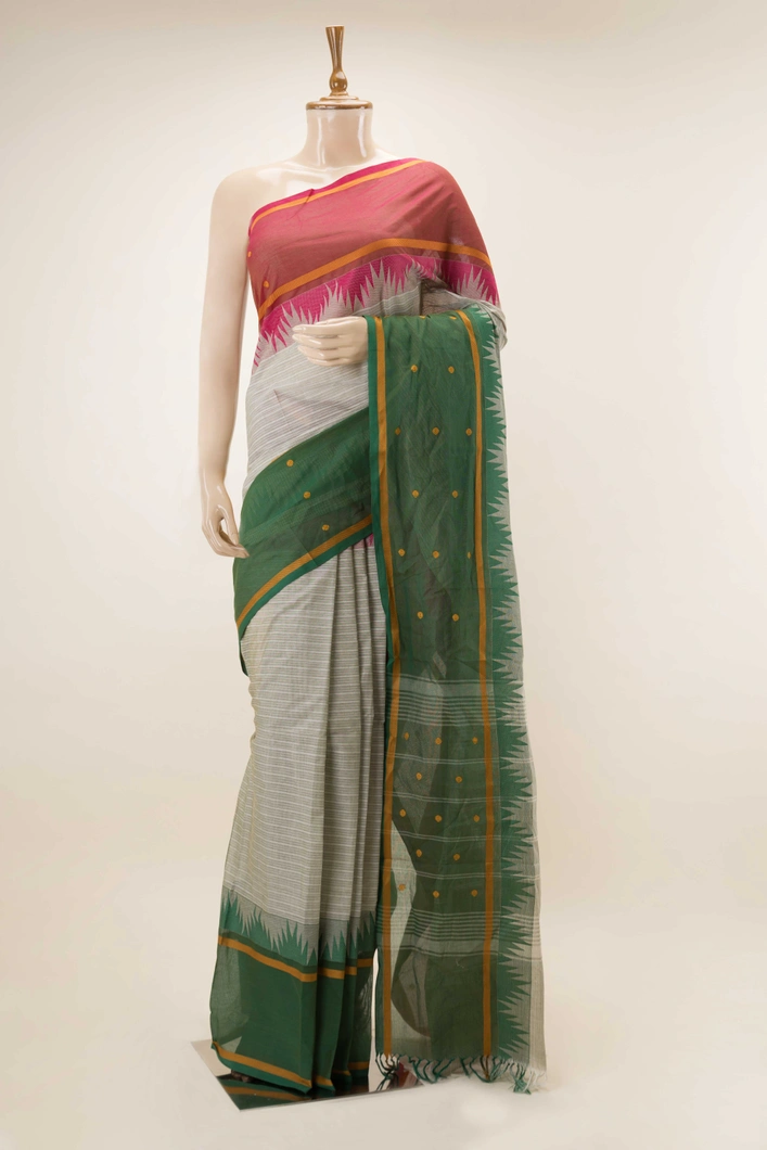 grey-pure-cotton-saree-with-ganga-jamuna-temple-border-sw00000714-a