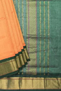 mango-yellow-silk-cotton-saree-with-dark-green-getti-border-sw00000715-b