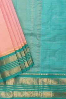 silk-cotton-vairaoosi-saree-peach-with-green-zari-border-checks-sw00000645-b