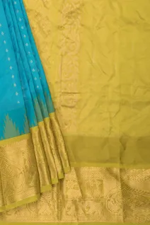 sky-blue-silk-cotton-saree-with-zari-motifs-on-the-body-and-rich-mahenti-green-zari-borde-sw00000721-b
