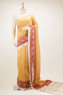 mustard-pure-tussar-silk-saree-with-all-over-bandhani-print-and-red-patola-inspired-border-sw00000722-a