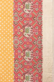 mustard-pure-tussar-silk-saree-with-all-over-bandhani-print-and-red-patola-inspired-border-sw00000722-d