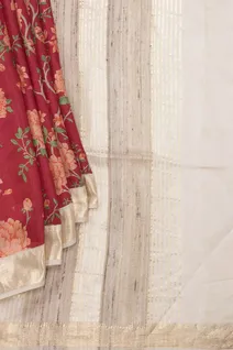 deep-red-pure-tussar-silk-saree-with-peach-floral-digital-print-and-zari-border-sw00000726-b