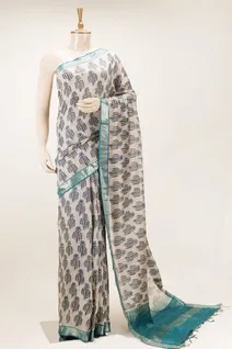 ivory-pure-tussar-silk-saree-with-teal--blue-leaf-motifs-and-contrast-border-sw00000728-a