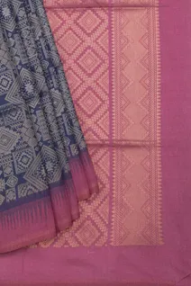 navy-blue-semi-tussar-saree-with-all-over-zari-brocade-and-purple-border-sw00000733-b