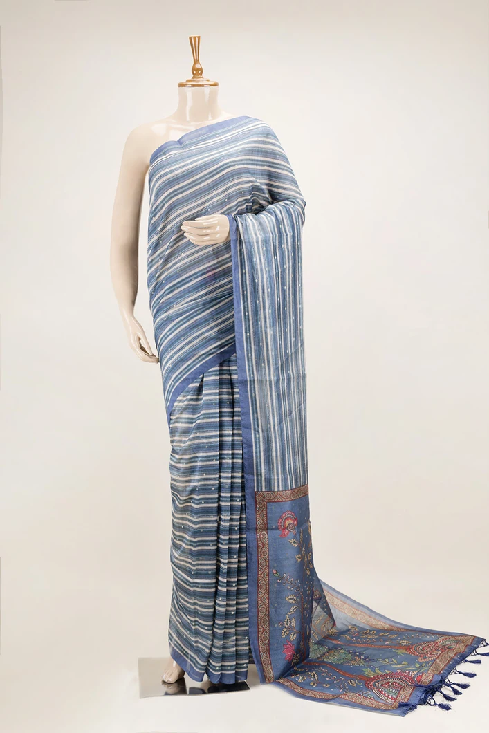 blue-semi-tussar-saree-with-woven-stripes-and-printed-pallu-sw00000738-a