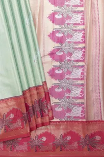 pastel-green-fusion-silk-saree-with-red-border-and-tree-motifs-sw00000748-b