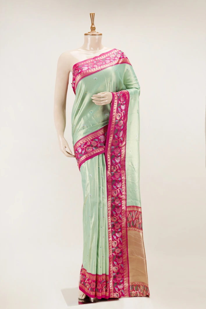 pastel-green-fusion-silk-saree-with-pink-border-and-floral-motifs-sw00000750-a