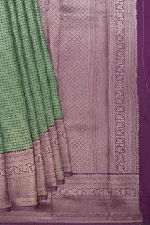 green-semi-silk-saree-with-purple-zari-border-sw00000753-b