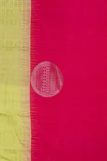 lime-green-lightweight-silk-saree-with-red-border-sw00000786-c