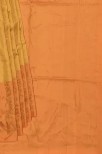 mustard-orange-broad-border-lightweight-silk-saree-sw00000790-b