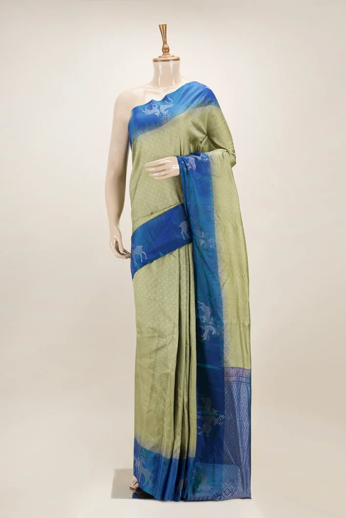 elaichi-green-peacock-blue-lightweight-silk-saree-sw00000796-a