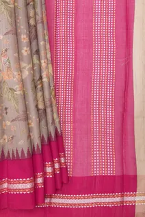 chocolate-with-pink-pure-tussar-saree-with-floral-prints-sw00000808-b