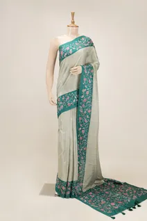 pista-green-dark-green-semi-tussar-saree-with-floral-prints-sw00000827-a