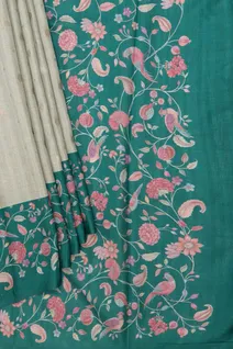 pista-green-dark-green-semi-tussar-saree-with-floral-prints-sw00000827-b