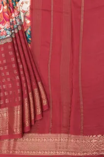 red-semi-mysore-crepe-saree-with-kalamkari-mythological-prints-sw00000834-b