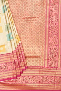golden-semi-silk-saree-with-multicolour-box-pattern-sw00000840-b