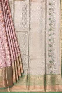 chocolate-brown-semi-silk-saree-with-green-border-sw00000846-b