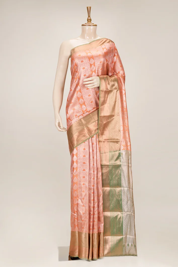 orange-semi-silk-saree-with-green-border-sw00000848-a
